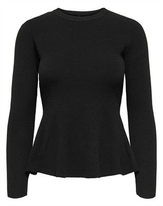 OnlCoco Life Rib Peplum Strik